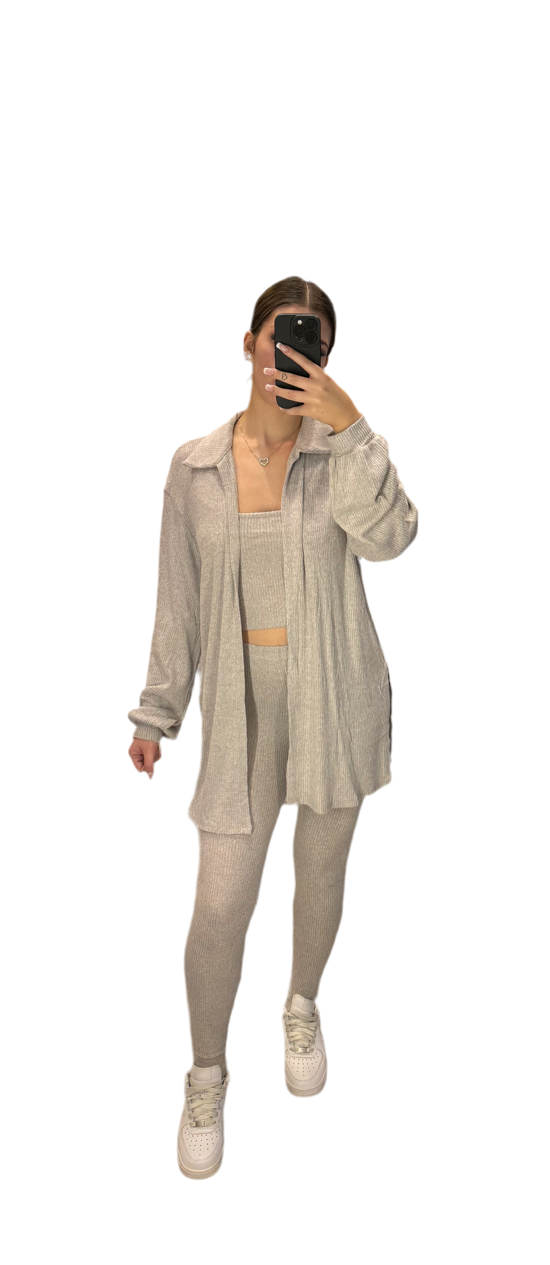 Heather Gray 3 Piece Set