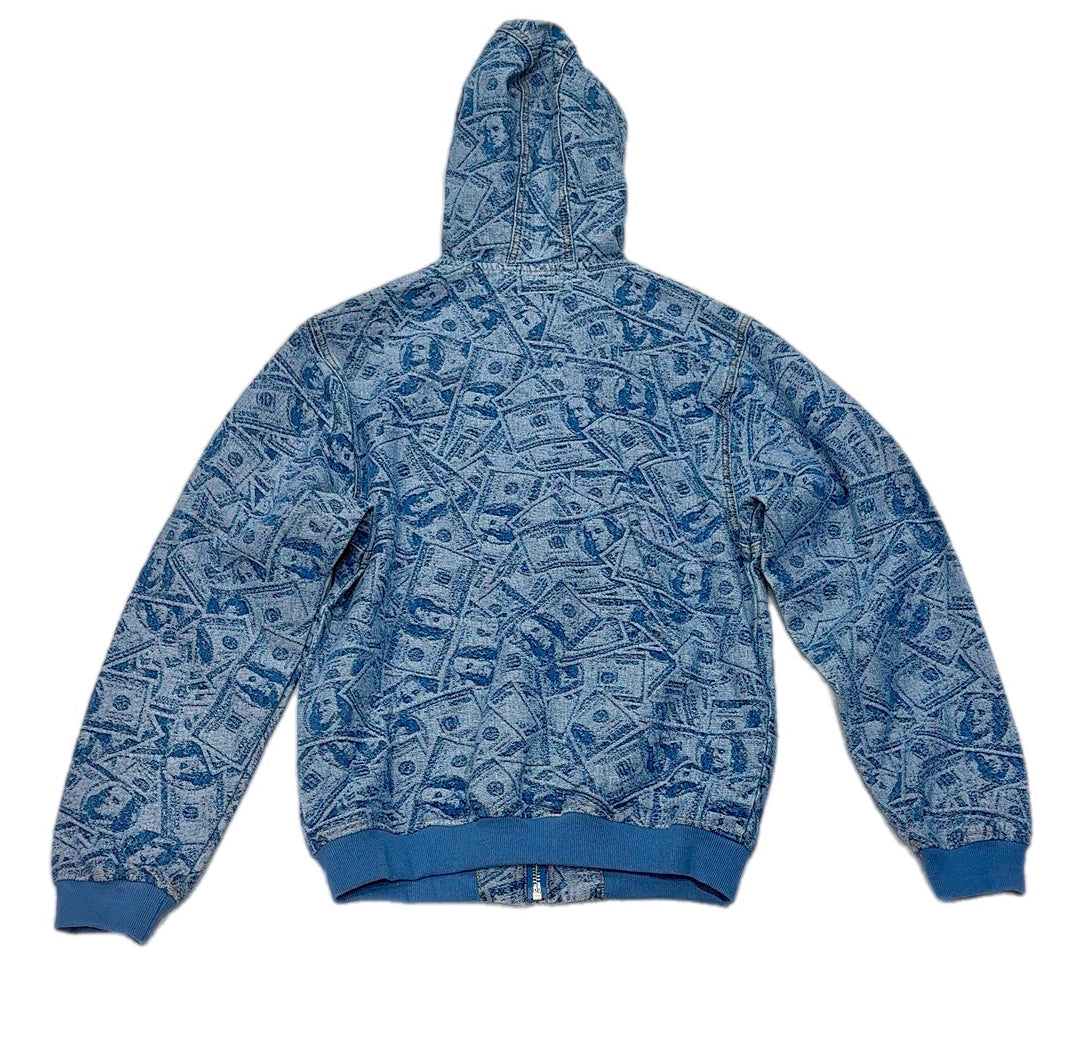 Money flowing tapestry jacket
