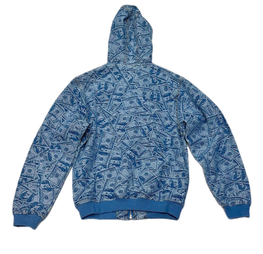 Money flowing tapestry jacket
