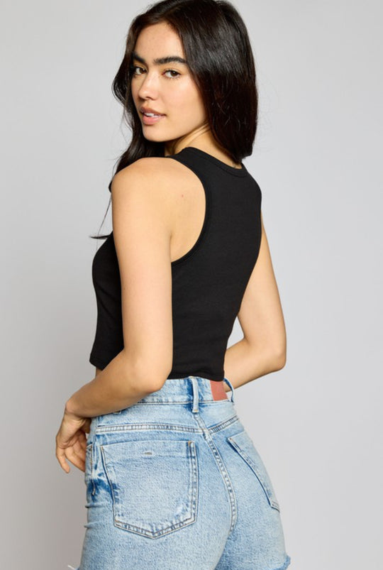 Radiate Positivity Crop Tank Top