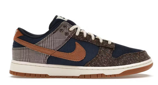 Nike dunk low tweed midnight navy corduroy