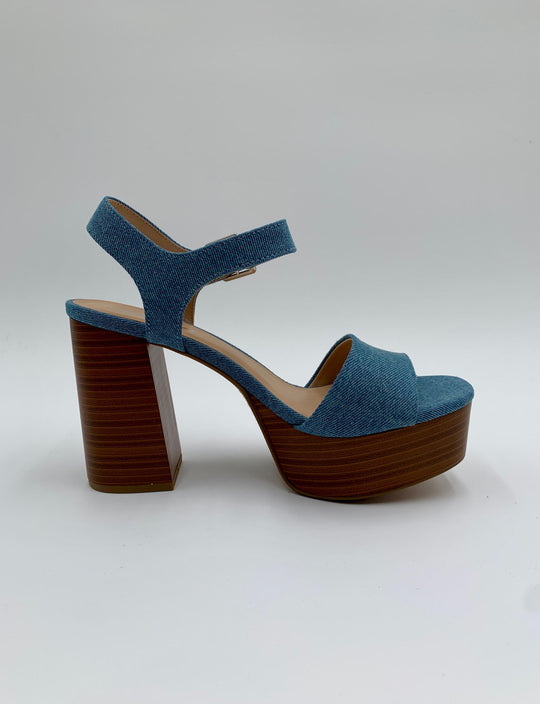Blue Denim Dress Sandal