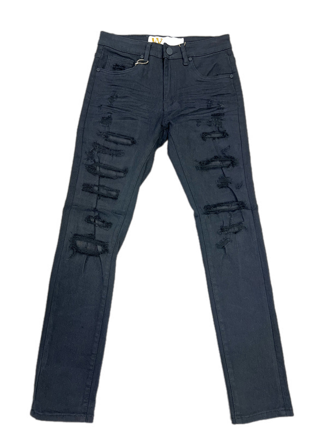 Black Waimea Skinny Jeans