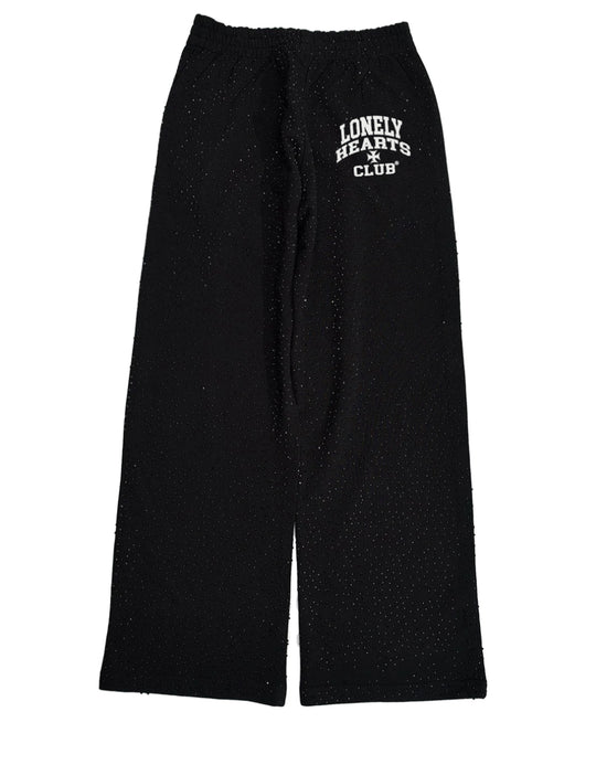 LHC Oversized All Over Rhinestone Sweatpants