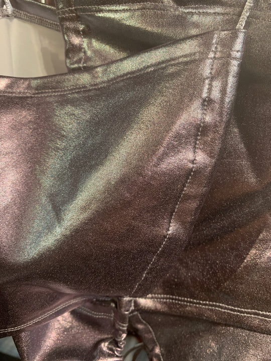 Faux Leather Crop Top