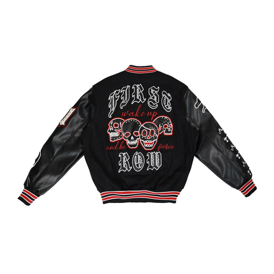 WAKE UP AND BE FIERCE VARSITY JACKET