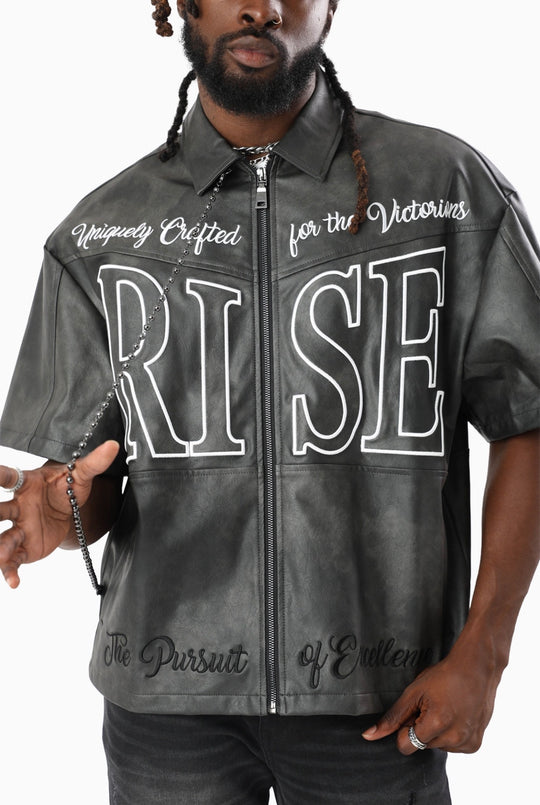 Royalty Full Zip Up Shirt