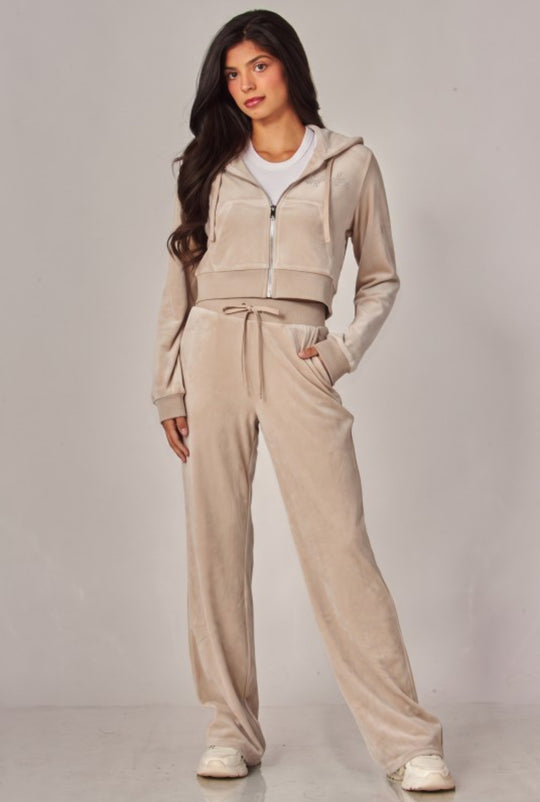 Velour Spoiled Rhinestone Set