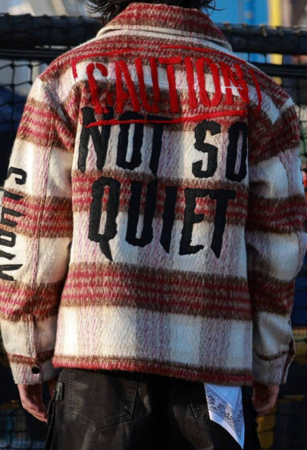 Caution Not So Quite Flannel Jacket