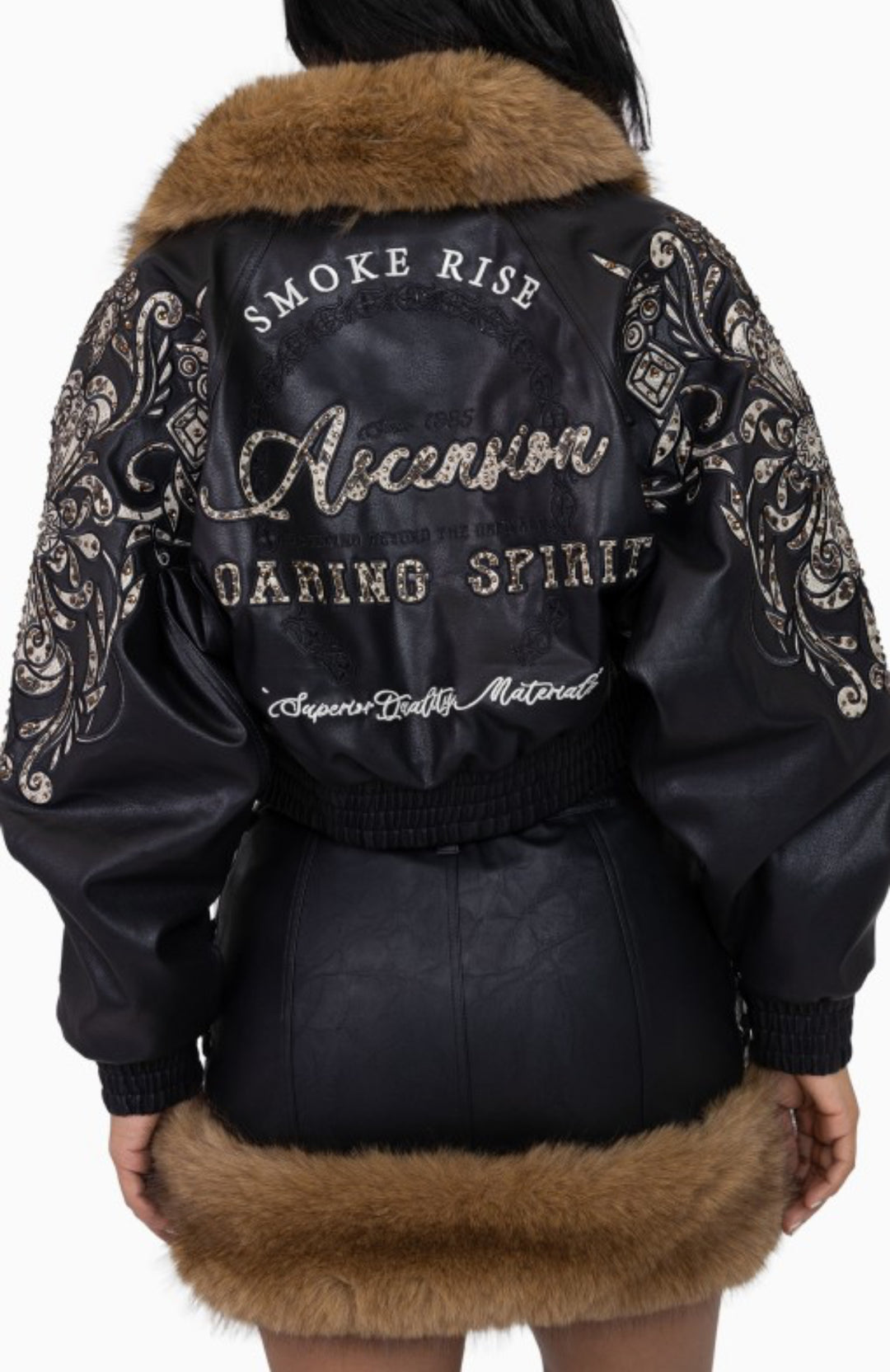 Python Patch PU Jacket