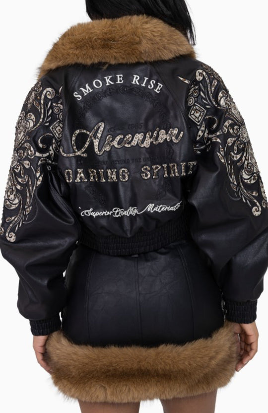 Python Patch PU Jacket