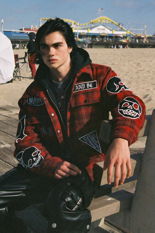 WAKE UP AND BE FIERCE HOOD SHACKET