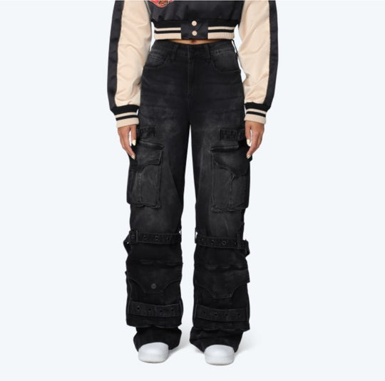 High Rise Wide Leg Jeans