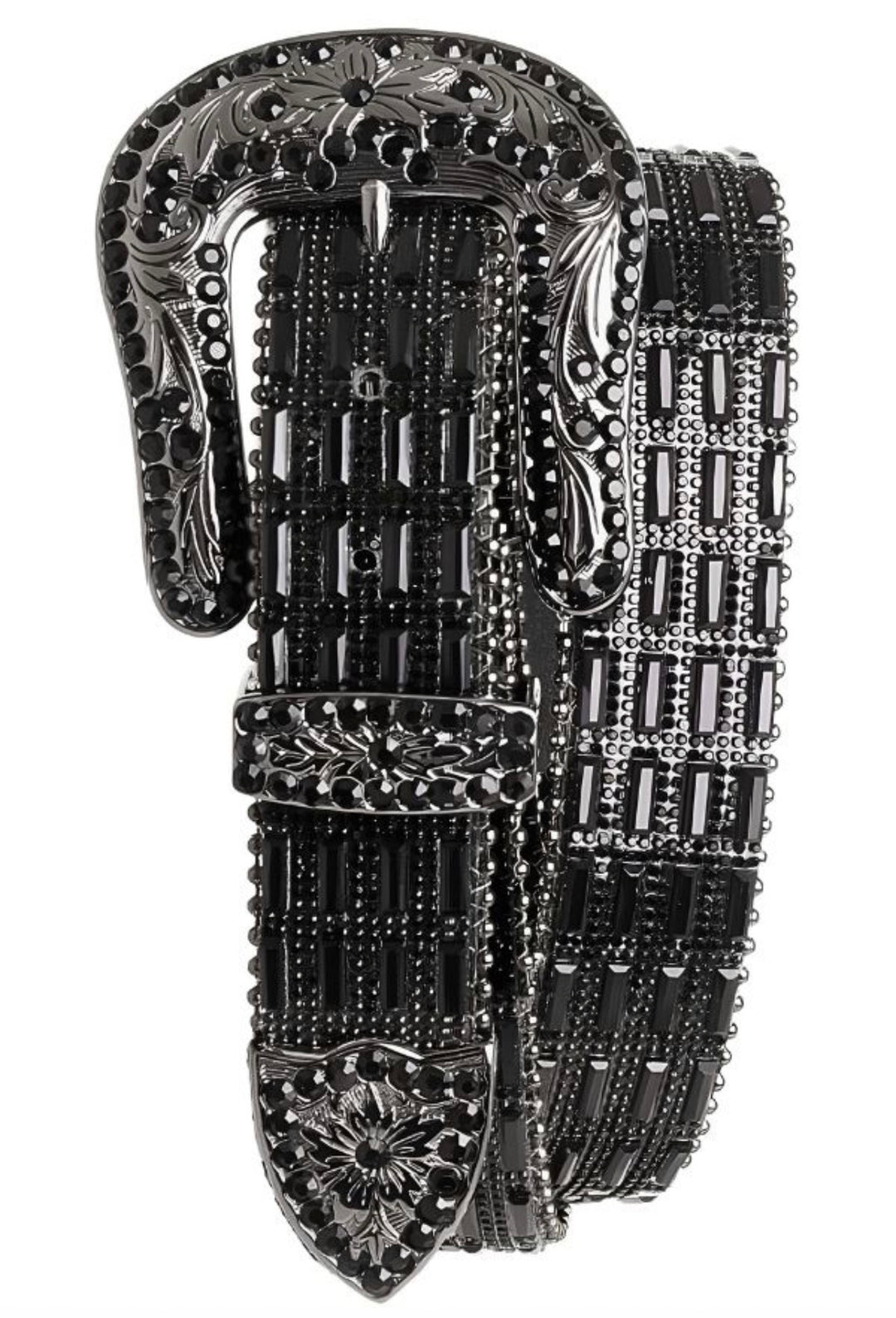 Bling Glitz Leather Belt (Multiple Colors)