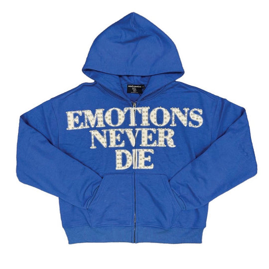 Emotions Never Die Full Zip Up Hoodie (Multiple Colors)