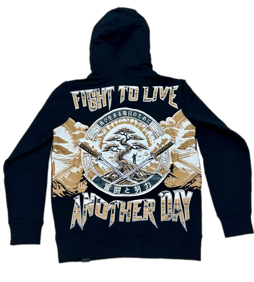 Fight to live premium hoodie