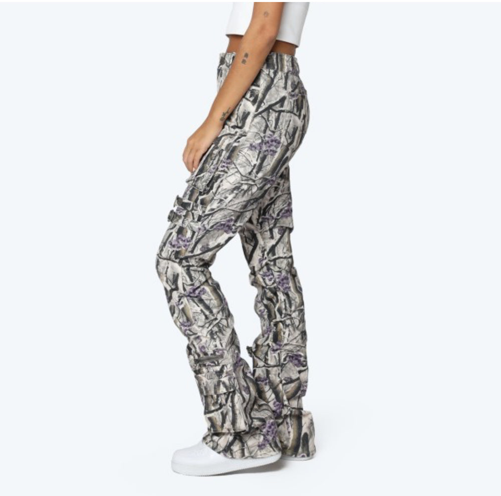 Snowbloom High Rise Stacked Jeans
