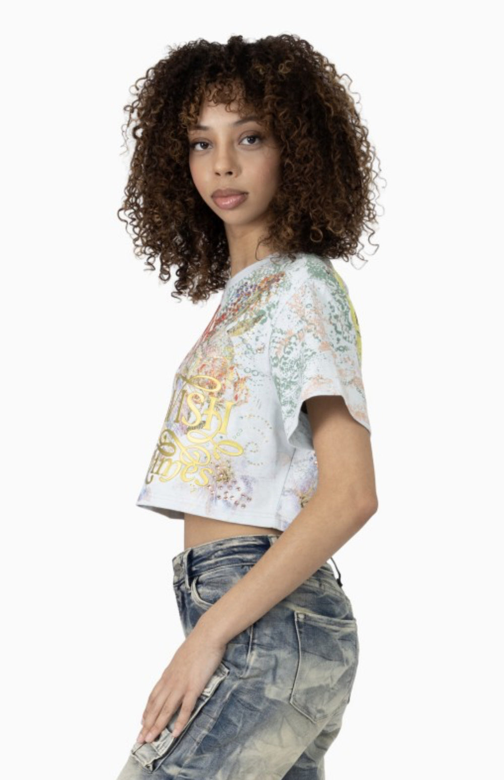 Country Air Relaxed Cropped T-Shirt