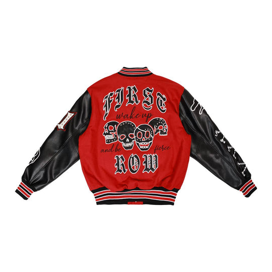 WAKE UP AND BE FIERCE VARSITY JACKET