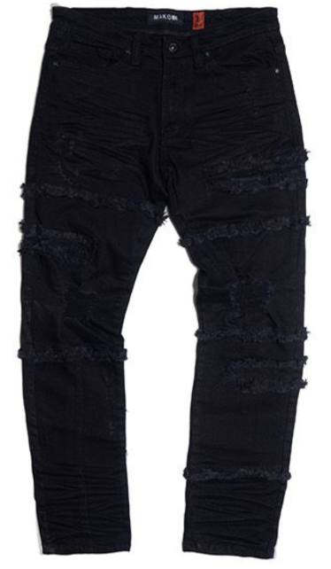 Makobi Bergamo Fray Jeans (Multiple Colors)