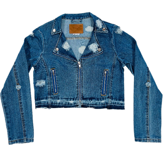 Moto Denim Jacket