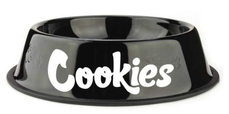 MINT POWDER COATED STAINLESS STEEL DOG BOWL