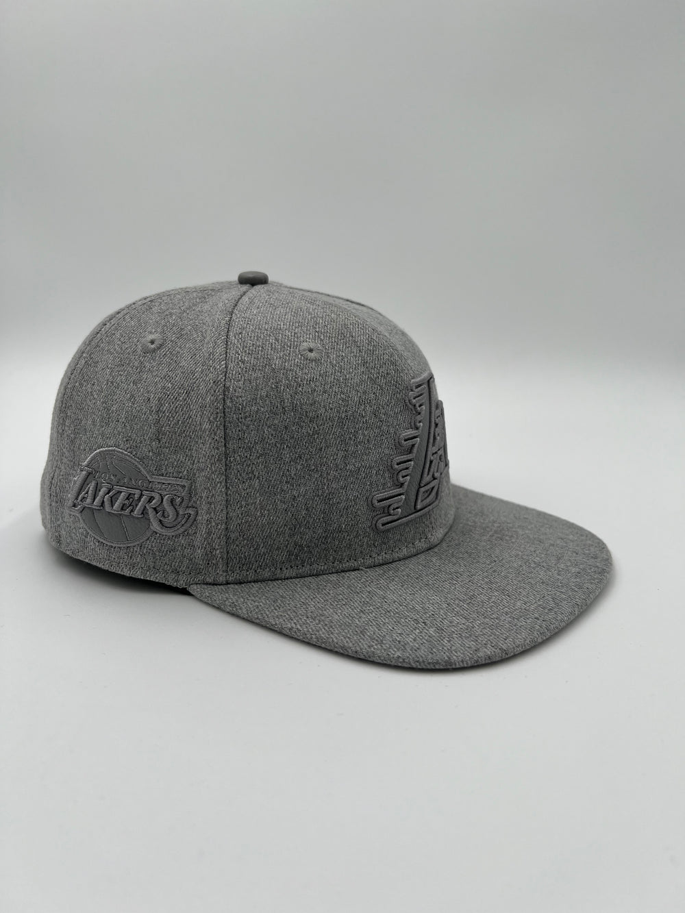 LA Lakers Athletic Grey SnapBack Hat