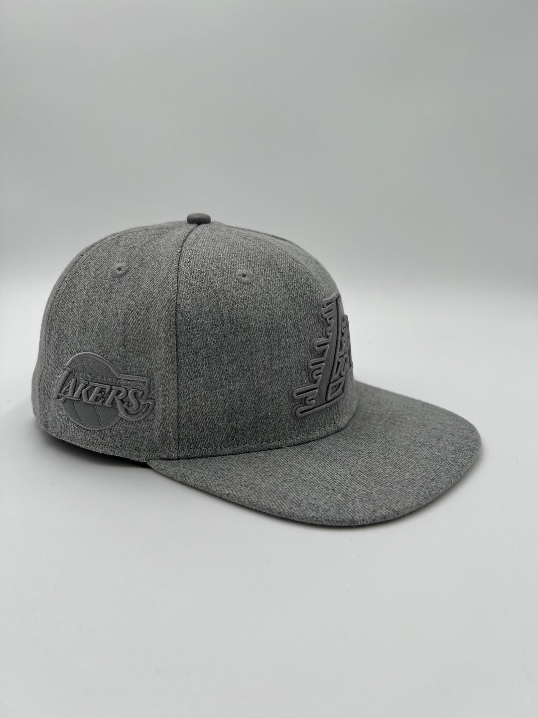 LA Lakers Athletic Grey SnapBack Hat