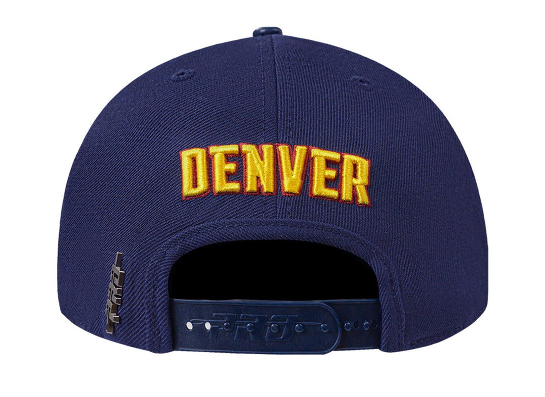 Denver Nuggets Script Tail SnapBack Hat