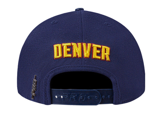 Denver Nuggets Script Tail SnapBack Hat