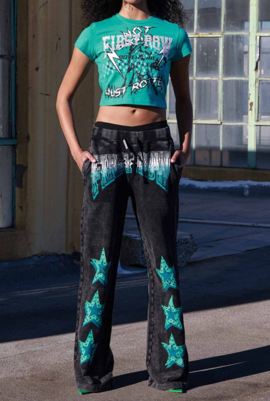 First Row Midnight Rodeo 2 Piece Sweater And Pants Set