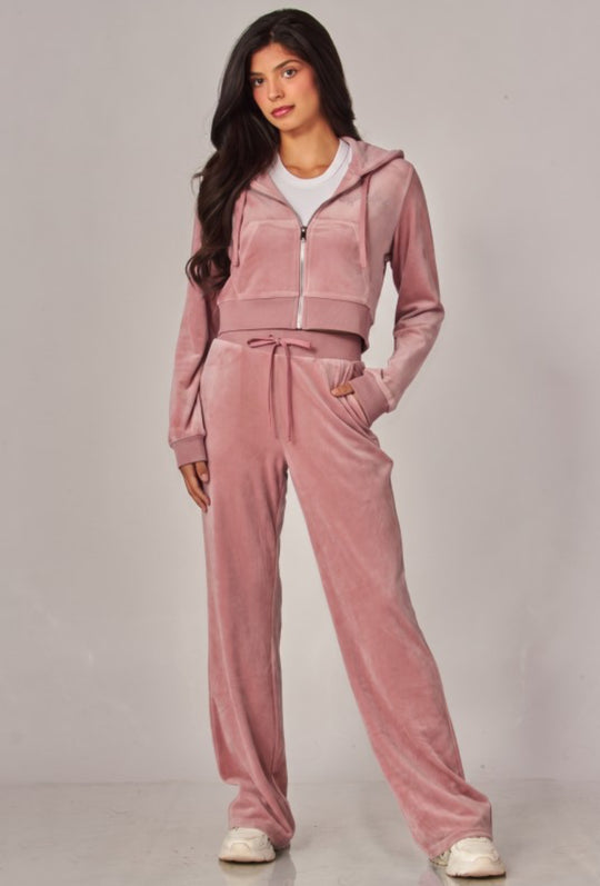 Velour Spoiled Rhinestone Set
