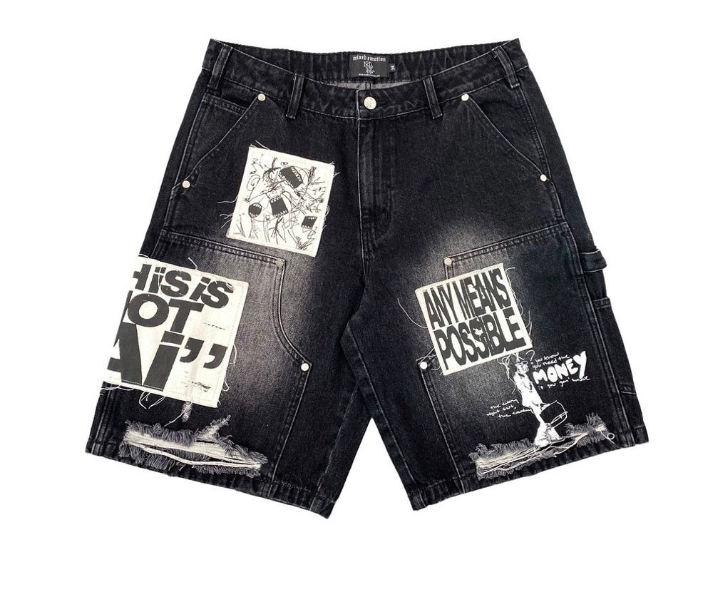 AI Denim Shorts