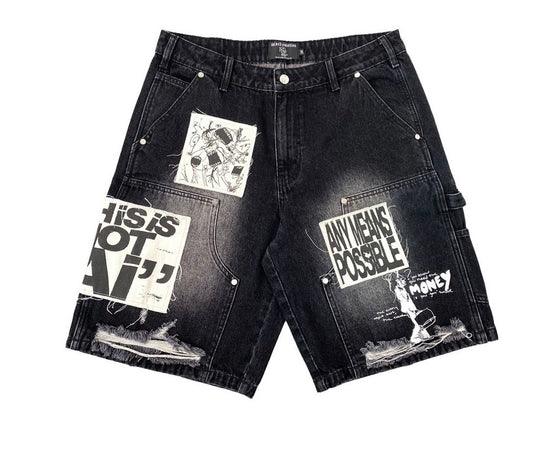 AI Denim Shorts