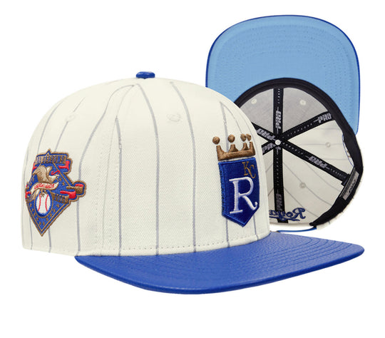 KC Royals pinstripe retro classic snapback hat