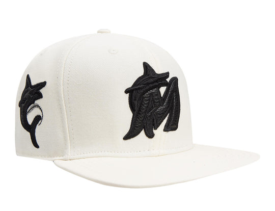 Miami Marlins snapback hat