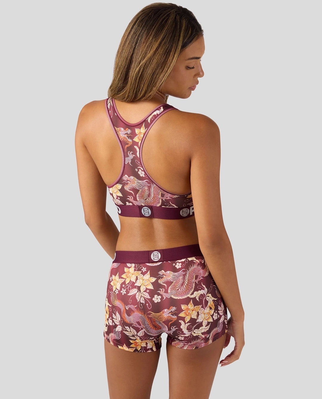 Silky Dragon Boyshort set