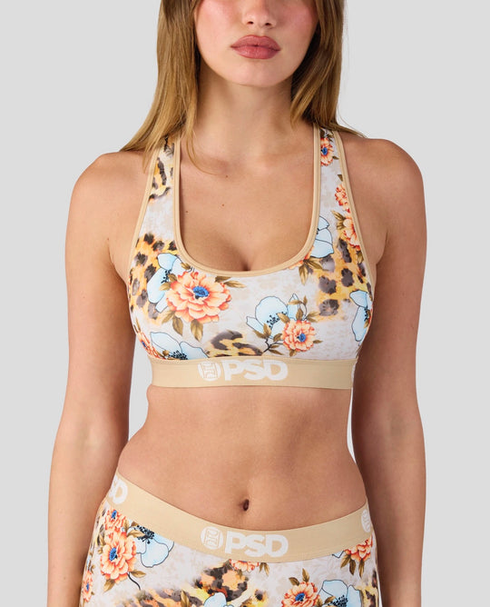 Floral Cheetah Print Boy Short Set