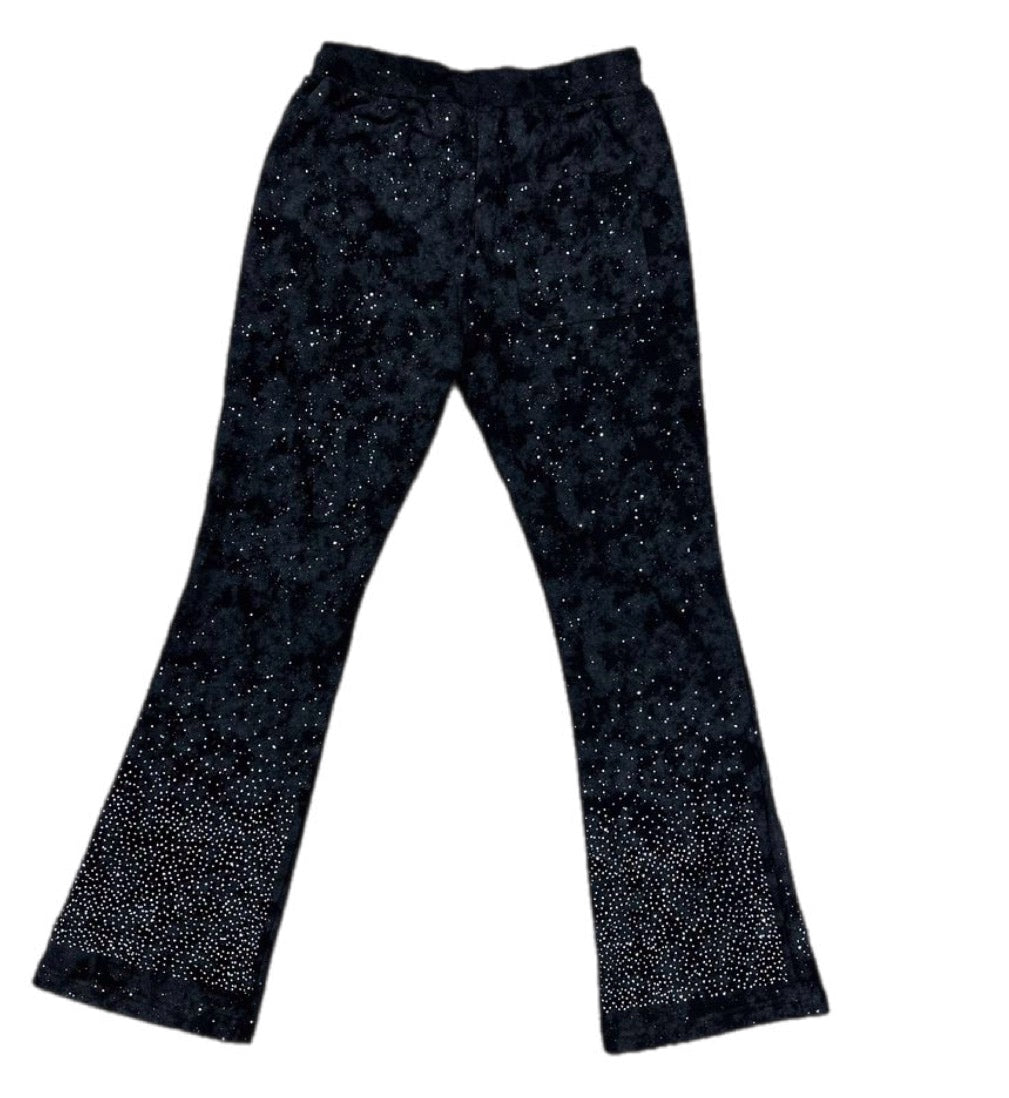 Bedazzled Stacked Sweatpants