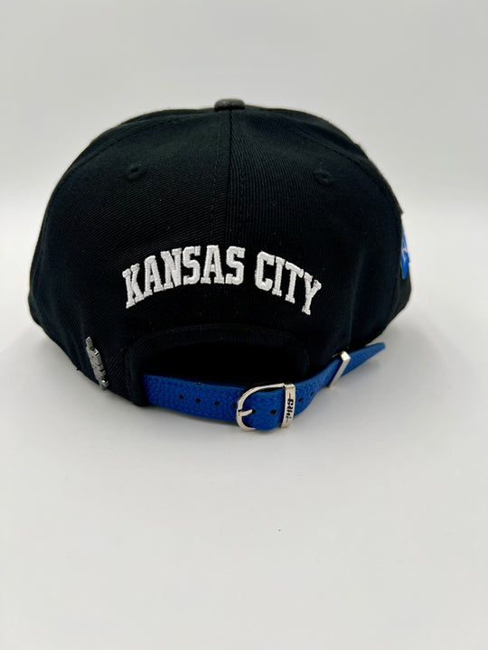 Kansas City Royals Pinched Brim Snapback Hat ￼