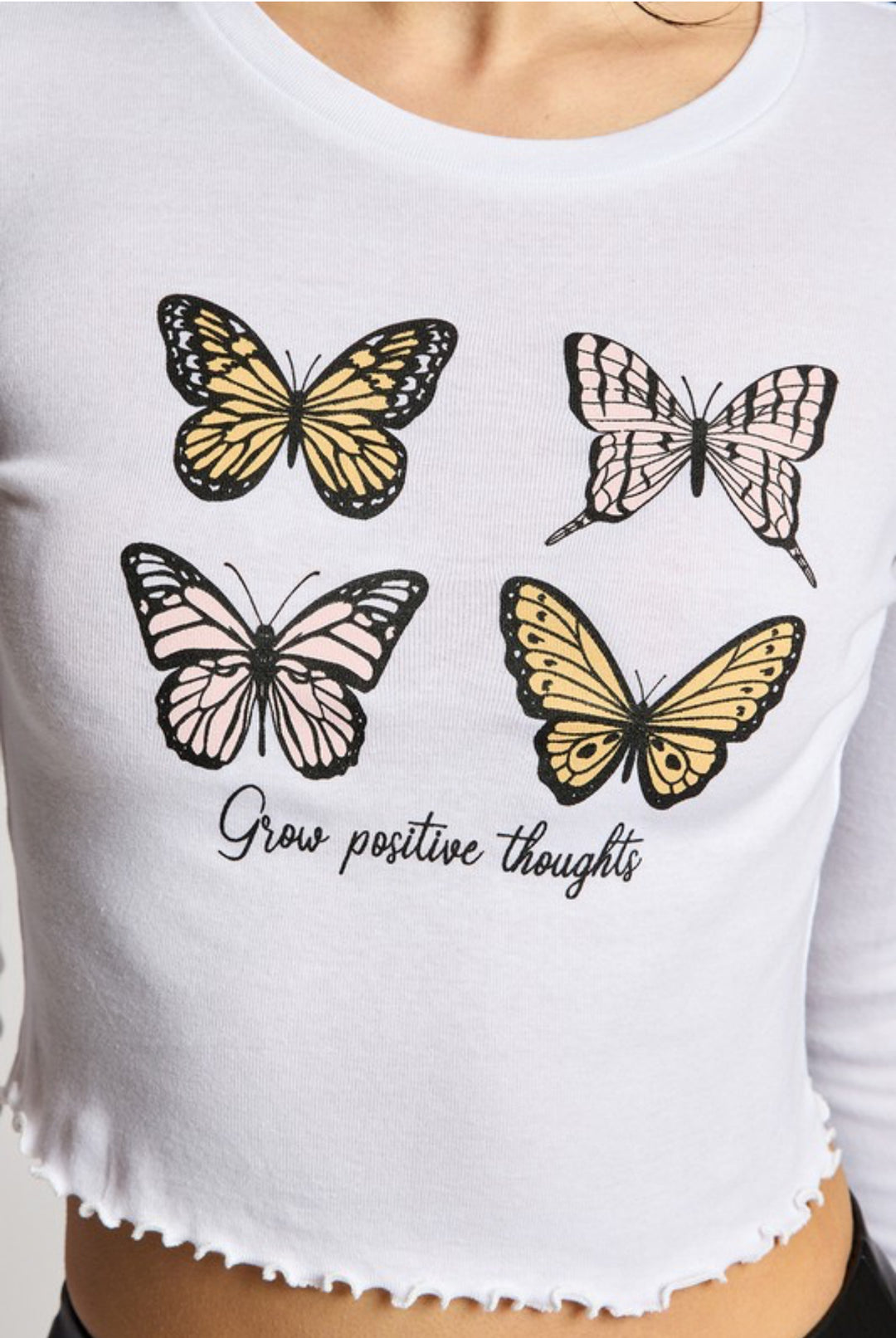 Grow Positive Thoughts Long Sleeve