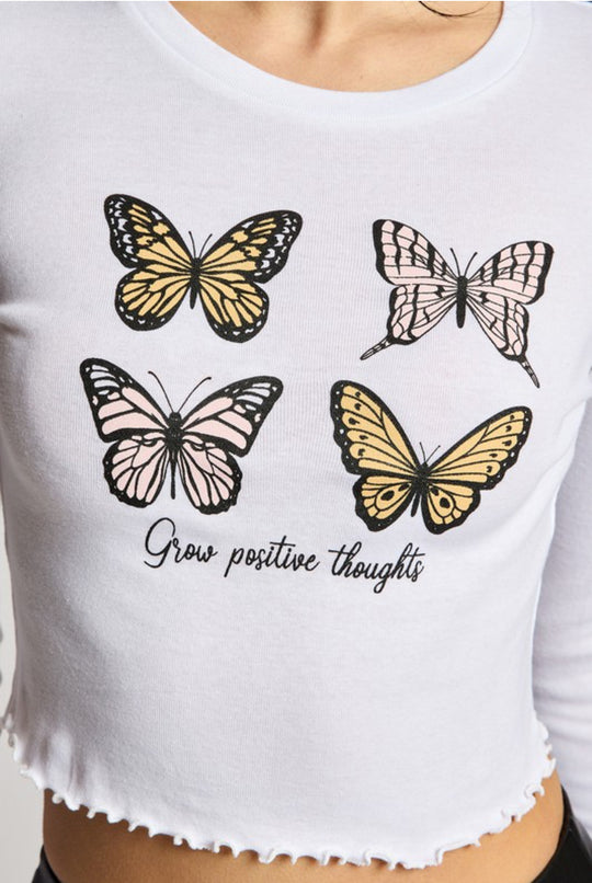 Grow Positive Thoughts Long Sleeve