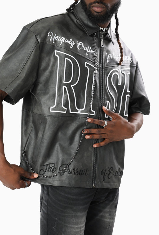 Royalty Full Zip Up Shirt