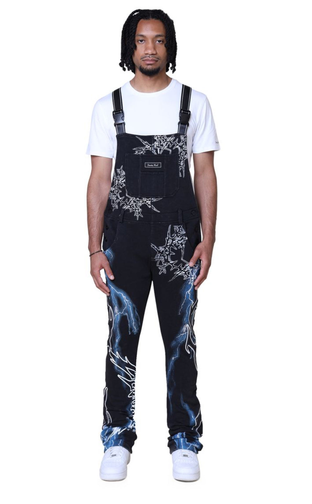 Paradise Fleece Stacked Overalls