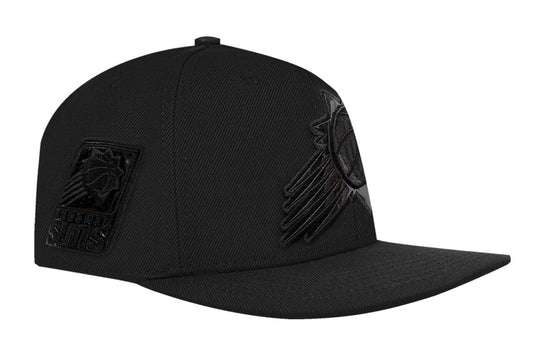 Phoenix Suns triple black snapback hat