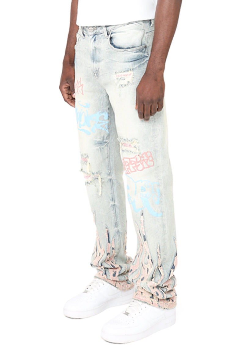 Dystopia straight fit jeans