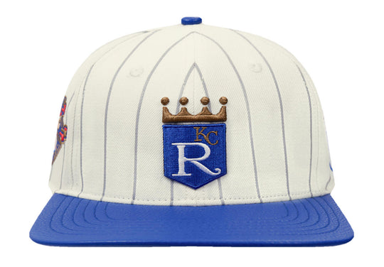 KC Royals pinstripe retro classic snapback hat