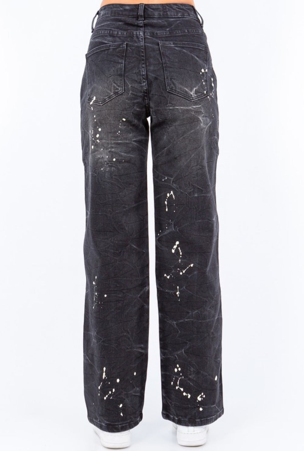 Splash Painting Denim Pants