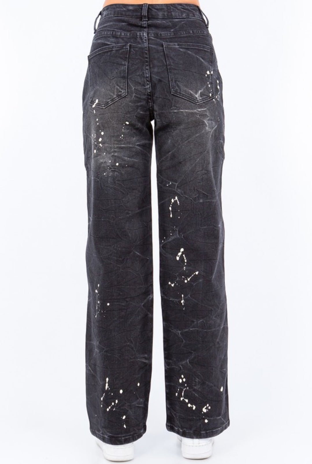 Splash Painting Denim Pants