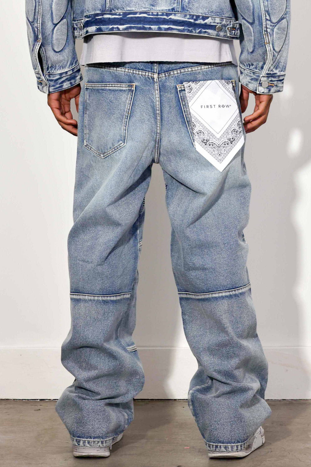 FAST LIFE WASHED DENIM Y2K PANTS
